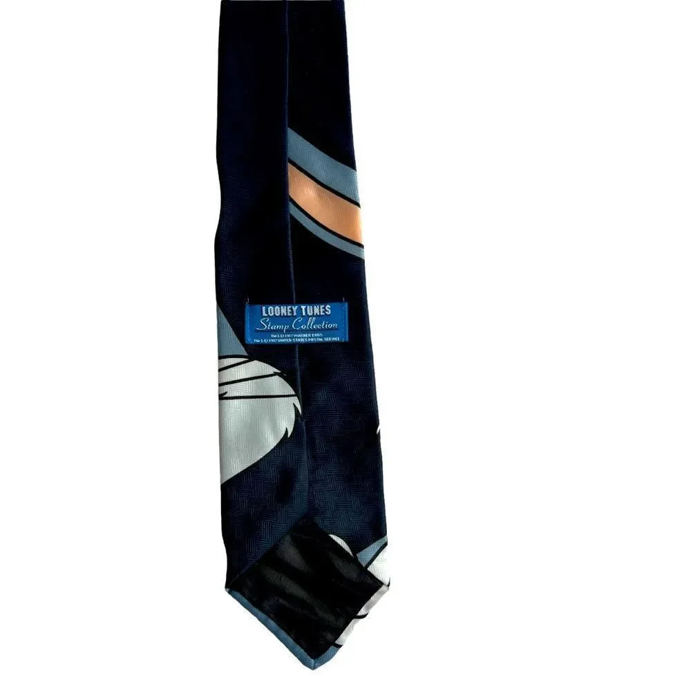 Vintage Warner Bros Looney Tunes Men’s 1997 Collection Bugs Bunny neck tie